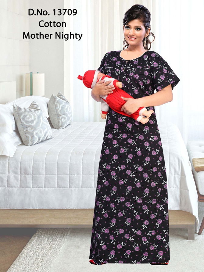 Seven Cross Mother Feeding Nighty Western Catalog